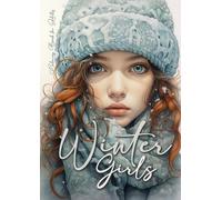 Monsoon Publishing Winter Girls Coloring Book for Adults (Tascabile)