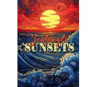 Monsoon Publishing Zentangle Sunsets Coloring Book for Adults (Tascabile)