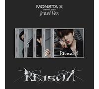 MONSTA X 12th Mini Album REASON JEWEL Random Ver. CD + P. Book + P.Card + M.P...