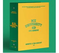 MONSTA X 2021 FAN-CONCERT MX UNIVERSITY DVD 4DISC+libro fotografico+Cart Ade...