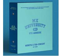 MONSTA X 2021 FAN-CONCERT MX UNIVERSITY KIT VIDEO + 6 cartoline + 9 foto + po...