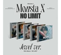 MONSTAX - MONSTA X - [ NO LIMIT ] 10th Mini Album ( JEWEL CASE_JOOHONEY Ver ) 1ea CD+12p Photo Book+1ea Photo Card+1ea Paper Ornament+1ea Mini Folded Poster(On pack)+2ea STORE GIFT CARD