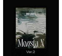 MONSTAX - MONSTA X [ NO LIMIT ] 10th Mini Album ( VER.2 ) 1ea CD+96p Photo Book+1ea Photo Card+1ea Sticker+1ea Folded Poster(On pack)+1ea PRE-ORDER ITEM+2ea STORE GIFT CARD