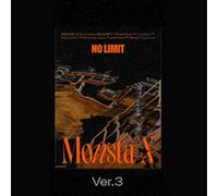 MONSTAX - MONSTA X [ NO LIMIT ] 10th Mini Album ( VER.3 ) 1ea CD+96p Photo Book+1ea Photo Card+1ea Sticker+1ea Folded Poster(On pack)+1ea PRE-ORDER ITEM+2ea STORE GIFT CARD