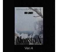 MONSTAX - MONSTA X [ NO LIMIT ] 10th Mini Album ( VER.4 ) 1ea CD+96p Photo Book+1ea Photo Card+1ea Sticker+1ea Folded Poster(On pack)+1ea PRE-ORDER ITEM+2ea STORE GIFT CARD