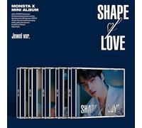 MONSTAX - MONSTA X SHAPE OF LOVE 11th Mini Album ( JEWEL - 5 Ver FULL SET. ) ( Incl. 5 CD+5 Photo Book+5 Photo Card+5 Mini Folded Poster(On pack)+2 STORE GIFT CARD ) SEALED