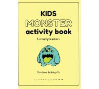 Monster Activity Book for KIDS