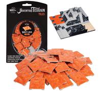 Monster Adventure Terrain- 50pc Wavy Lava Tile Expansion Pack- Hand-Painted 1x1