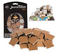 Monster Adventure Terrain- 50pc Wood Plank Tile Expansion Pack- Hand-Painted 1x1