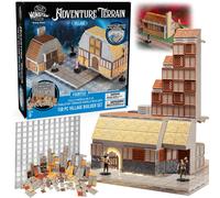Monster Adventure Terrain - New Village Builder Set (158pc) - 3D Interchangeabl