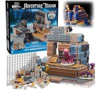 Monster Adventure Terrain - Set di 159 dungeon Builder - Sistema di dungeon intercambiabile 3D con 19 nuove piastrelle - Costruisci mondi modulari in un attimo ed eleva la tua campagna - Compatibile