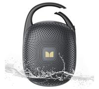 Monster Altoparlante Bluetooth ultra portatile S370 con clip a moschettone integrata, impermeabile IPX7, 29 ore di riproduzione, Bluetooth 6.0, coppia di altoparlanti TWS a clip per esterni