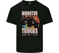 Monster Camion Are My Jam Divertente T-Shirt Ragazzi Ragazze