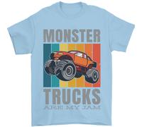 Monster Camion Are My Jam T-Shirt 100% Cotone