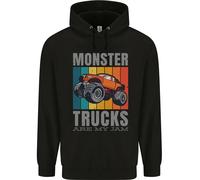 Monster Camion Sono il Mio Jam Bambini Felpa con Cappuccio