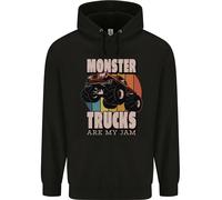 Monster Camion Sono il Mio Jam Divertente Bambini Felpa con Cappuccio