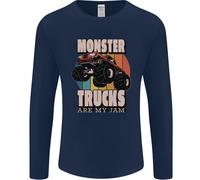Monster Camion Sono il Mio Jam Divertente Uomo Maniche