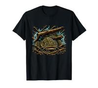 Monster Catfish Subacquea Log Jam Pesca Maglietta