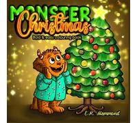 Monster Christmas: Bold & easy festive colouring book for kids, teens and adults
