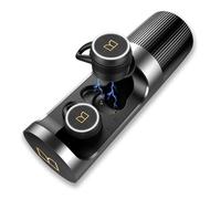 Monster Clarity 101 AirLinks Auricolari wireless, Bluetooth 5 in-ear con custodia di ricarica, auricolari stereo bassi profondi, impermeabilità IPX5, microfono integrato, chiamate chiare, vestibilità