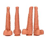 Monster Dilos Lungo Dildo Cavallo Pene Silicone Liquido Plug Anale Butt Plug con Ventosa Grande Ano Dilatatore Prostata Vagina Massaggiatore Masturbazione Giocattolo Sessuale per Uomini Donne
