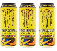 Monster Energy Drink 500 ml (MONSTER ENERGY DRINK THE DOCTOR VR46, 3 Lattine da 500 ml)