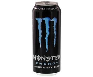 Monster Energy Drink 'Absolutely Zero' 12 X 0,5L Dose (Zucchero libero)
