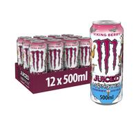 Monster Energy Drink Juiced Viking Berry, Confezione 12 x 500 ml