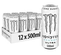 Monster Energy Drinks 500 ml (confezione da 12) (Ultra bianco)