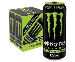 Monster Energy Green Zero 4 x 500ml