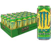 Monster Energy Juice Rio Punch, Bevanda Energetica, Confezione da 24 Lattine da 500ml