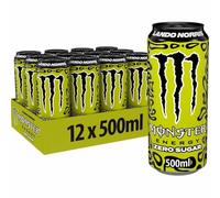 Monster Energy Lando Norris Zero Sugar, Bevanda Energetica Lando Norris Edition, 12 Lattine da 500 ml, Gusto Melone e Yuzu