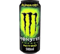 Monster Energy Nitro Super Dry - Bevanda Energetica - Barattolo da 500 ml