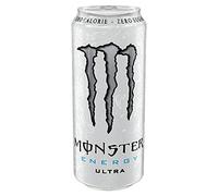 Monster - Energy Ultra - Energy Drink - 12 confezioni - 500 ml per confezione - Booster energetico - Meno dolce - Pií¹ leggero nel gusto - Senza calorie - Alta caffeina