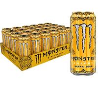 Monster Energy Ultra Gold, bevanda energetica senza zucchero, 453,6 g (confezione da 24)