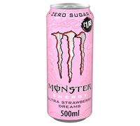 Monster Energy Ultra Strawberry Dreams Energy Drink 12 x 500ml PMP Lattine