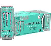 Monster Energy Ultra Vice Guave, bevanda energetica senza zucchero, 473 ml, 15 pezzi
