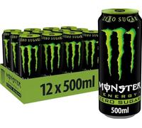 Monster Energy Zero - Lattina di zucchero (12 x 0,5 litri)