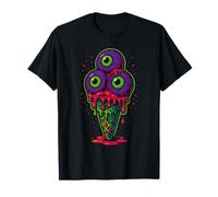 Monster Eye Ice Cream Cone Summer Maglietta