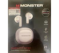 Monster Fit GT37 Wireless Bluetooth 5.4 Cuffie Gaming Headphones Mic HIFI