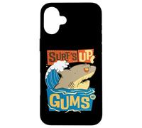 Monster Fun Gums Shark Surf's Up Halloween per bambini Custodia per iPhone 16 Plus