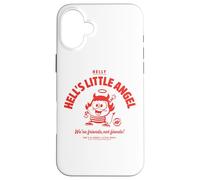 Monster Fun Hell's Little Angel Helly Halloween Kids Custodia per iPhone 16 Plus