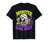Monster Game Night Halloween Card Game Spooky Creatures Maglietta