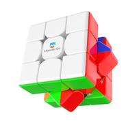 Monster Go Cubo magico originale magnetico 3x3, MG 352M Speed Cube classico con 48 magneti/asse viti/materiali sicuri/tutorial AI, Magic Cube Stickerless per bambini principianti