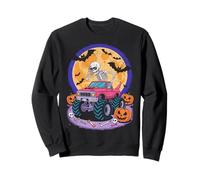 Monster Halloween Truck Ghost Pumpkin Costume Bambino Ragazzi Felpa