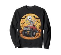 Monster Halloween Truck Ghost Pumpkin Costume Bambino Ragazzi Felpa