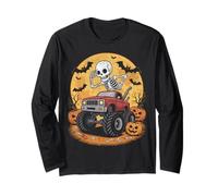 Monster Halloween Truck Ghost Pumpkin Costume Bambino Ragazzi Maglia a Manica