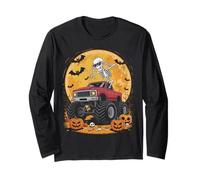 Monster Halloween Truck Ghost Pumpkin Costume Bambino Ragazzi Maglia a Manica
