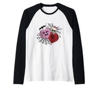 Monster High - Be My Boo San Valentino Candy Hearts Maglia con Maniche Raglan