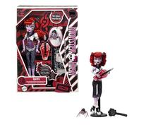 Monster High Boo-riginal Creeproduction - Operetta, bambola da collezione con diario, ragnetto Memphis Daddy O Longlegs e piedistallo, giocattolo per bambini, 6+ anni, HYV90